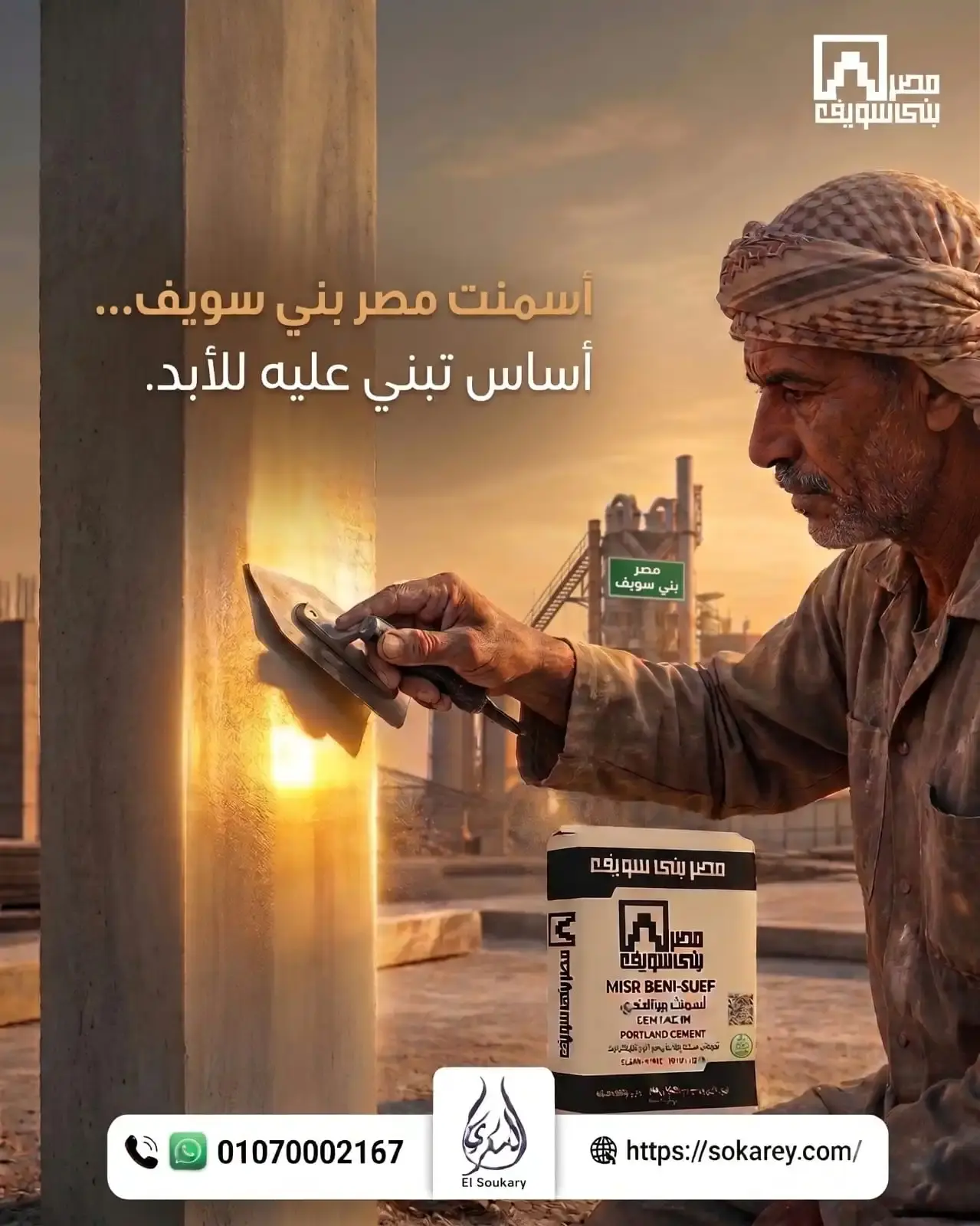 🔥 شركة السكري… شريك النجاح الحقيقي في توريد الأسمنت لمشروعاتك 🔥