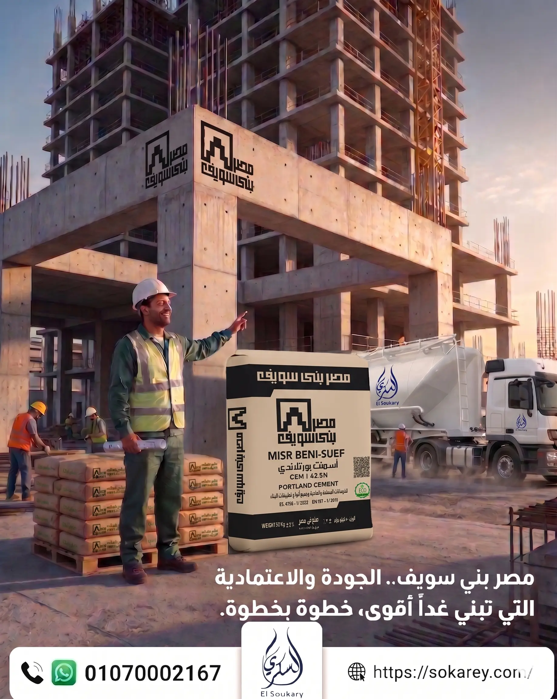 🏗️ وراء كل مشروع ناجح… أساس قوي يُبنى عليه المستقبل